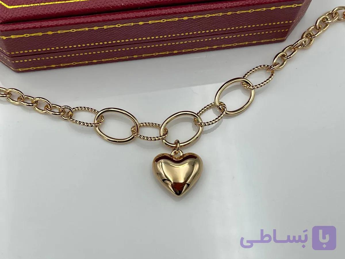دستبند ژوپینگ طرح قلب تیفانی — تصویر 1