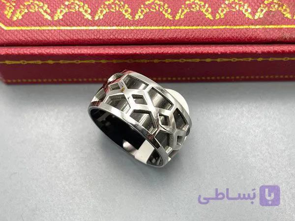 و قیمت انگشتر مردانه طرح خاص — تصویر 1