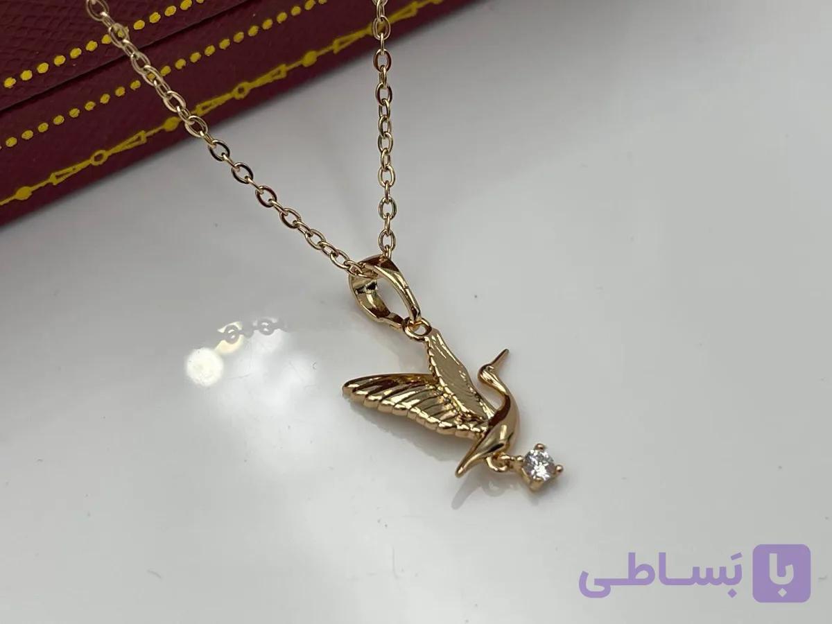 گردنبند طرح پرنده — تصویر 1