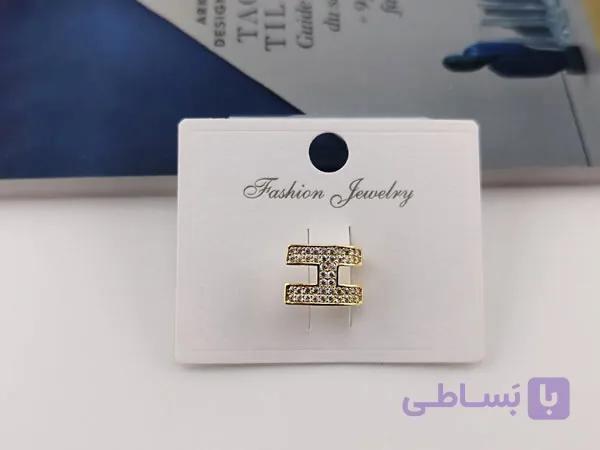 گوشواره ایرکاف هرمس طلایی — تصویر 1
