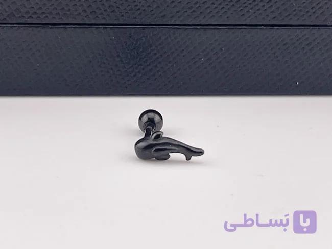 پیرسینگ گوش دلفین مشکی