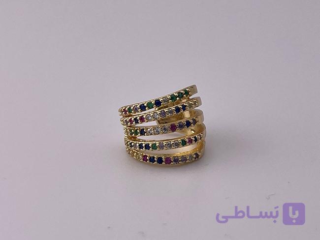 ایرکاف مینیمال نگین رنگی طرح 1 — تصویر 1