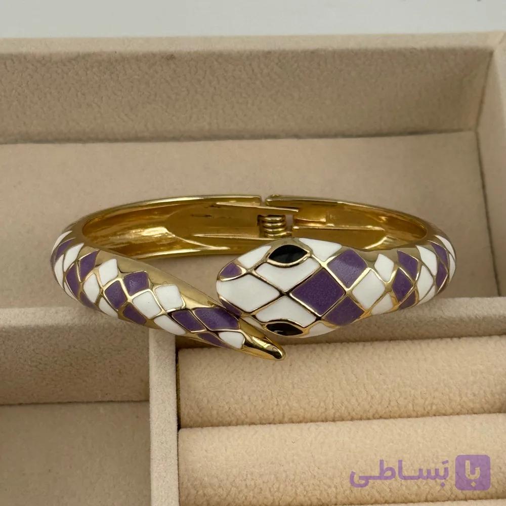دستبند بنگل طرح مار (Snake) — تصویر 1