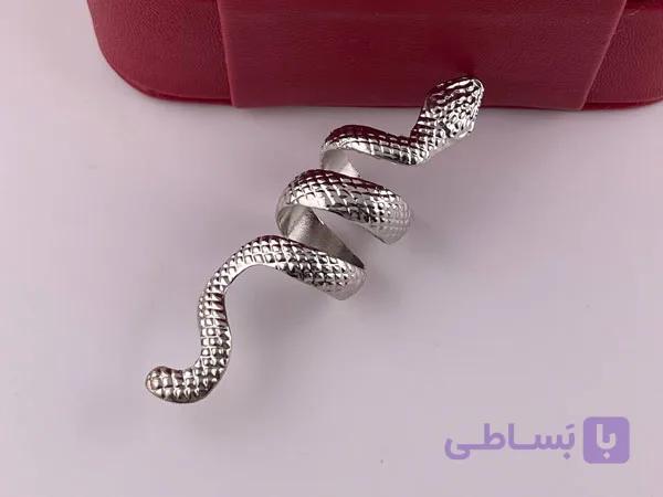 انگشتر ماری ترند نقره ای — تصویر 1