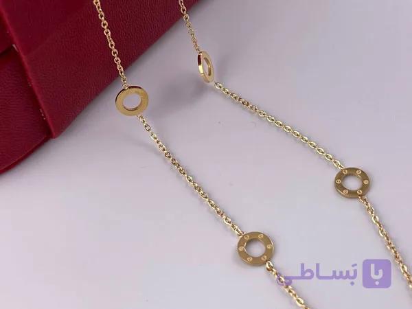 گردنبند زنانه طرح Love کارتیر — تصویر 1