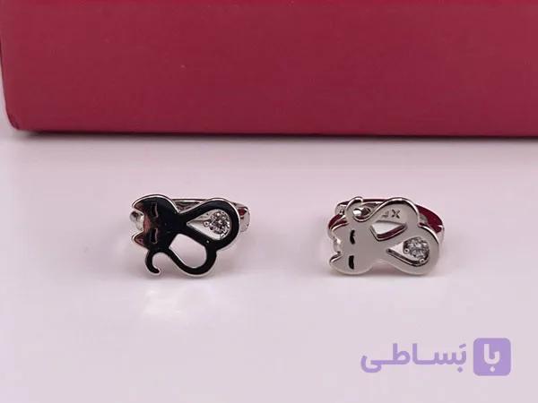 گوشواره طرح گربه حلقه ای ژوپینگ — تصویر 1