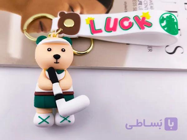 جاکلیدی سیلیکونی خرس فانتزی کد 11192 — تصویر 1