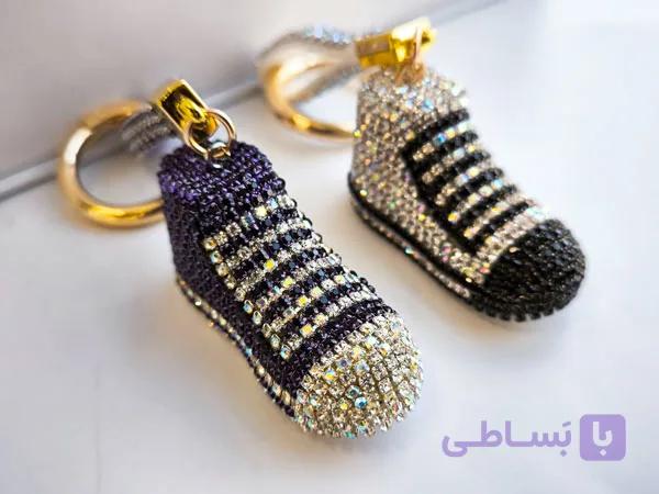 جاکلیدی کفش آل استار فول نگین 10810 — تصویر 1