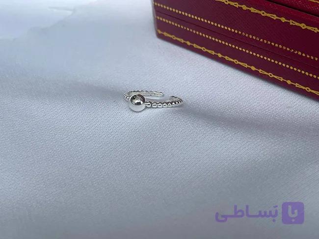 انگشتر فری سایز گوی کوچک