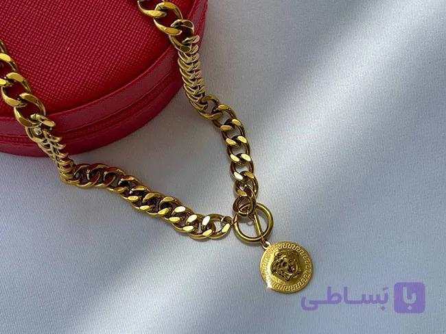 گردنبند ورساچ قفل تی شکل