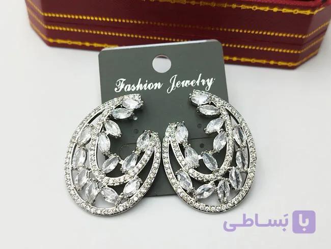 گوشواره مجلسی لوکس جدید کد go1 — تصویر 1