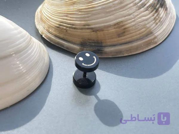 پیرسینگ گوش استیکر مشکی — تصویر 1