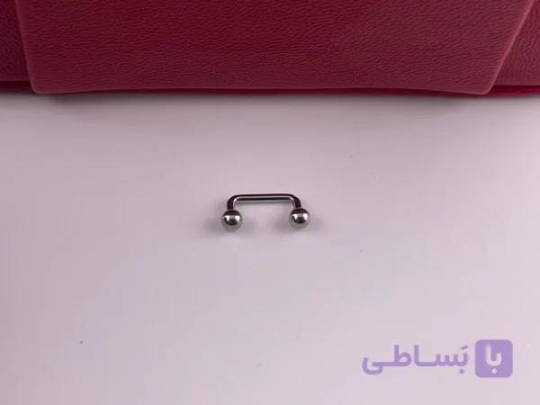 پیرسینگ نیپل ده میل تیتانیوم — تصویر 1