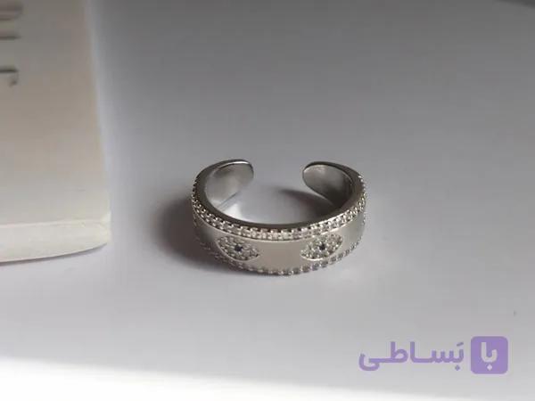 انگشتر طرح چشم فری سایز — تصویر 1