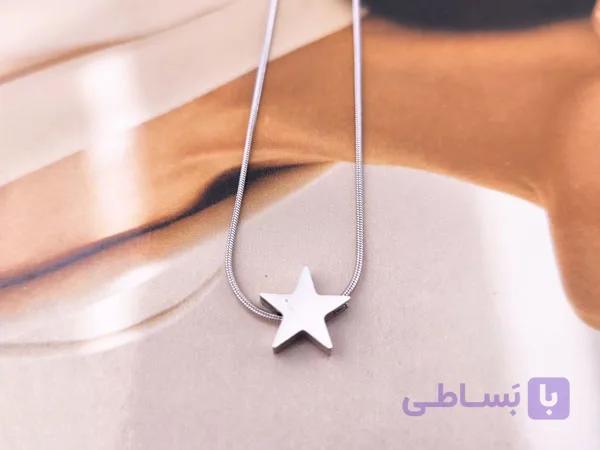 گردنبند دخترانه با آویز ستاره – درخشش در هر نگاه — تصویر 1