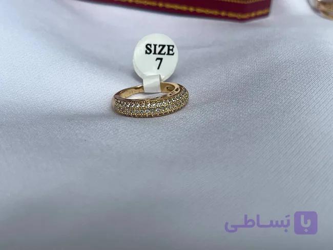 انگشتر شاین طرح طلا — تصویر 1