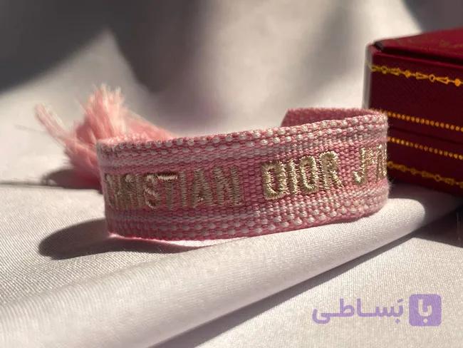 دستبند دیور صورتی کد Dr18 — تصویر 1