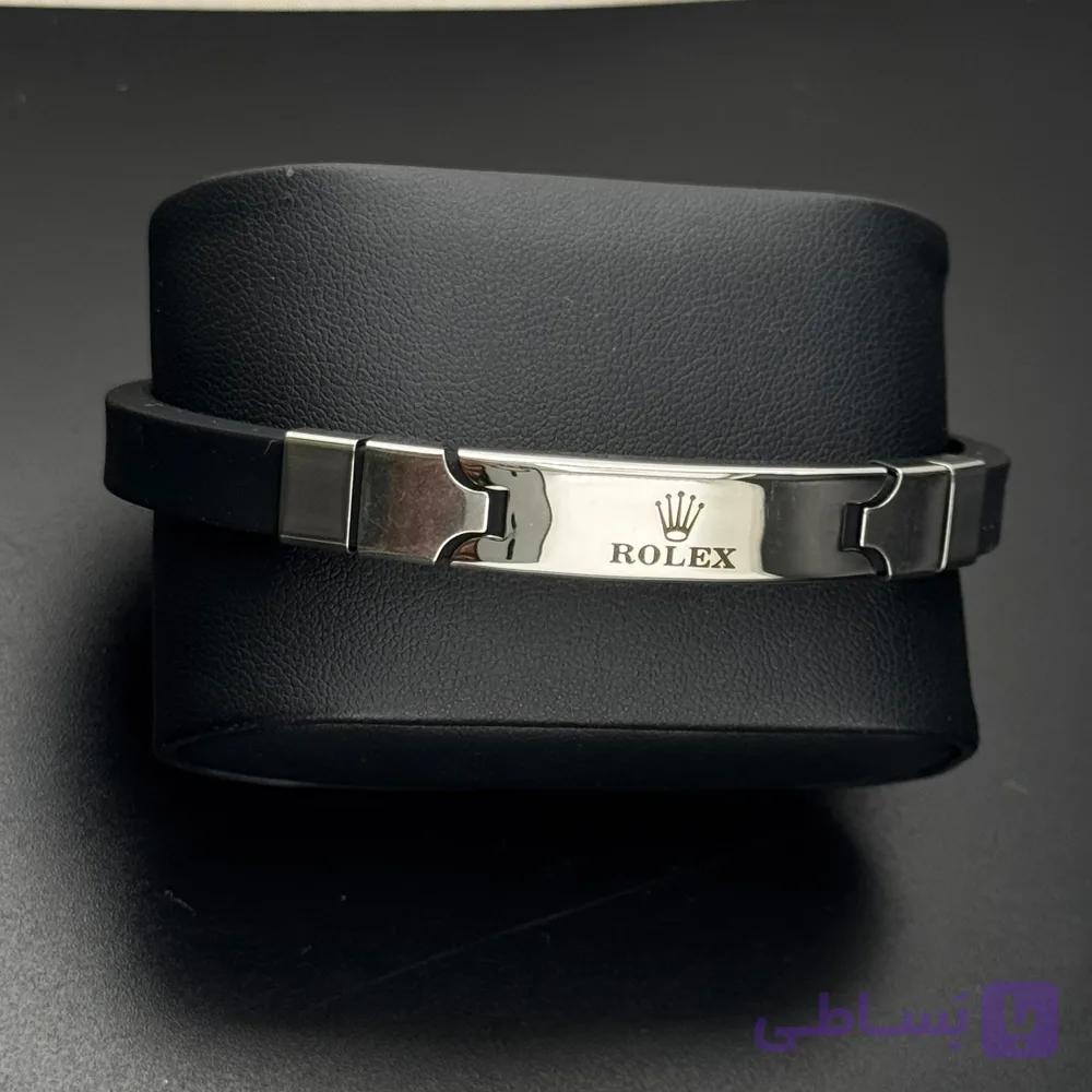دستبند مردانه Rolex سیلیکونی — تصویر 1