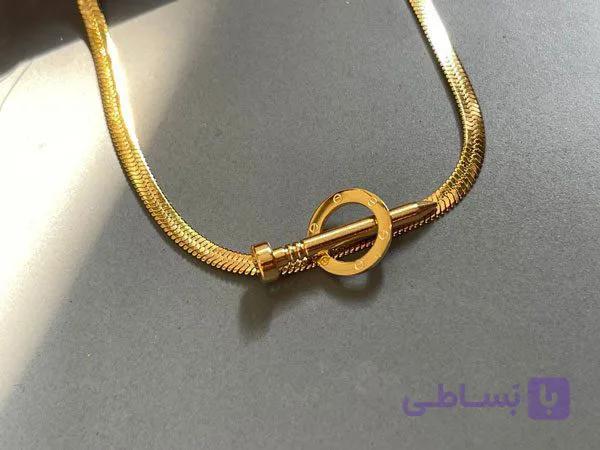 گردنبند ماری با آویز میخ — تصویر 1