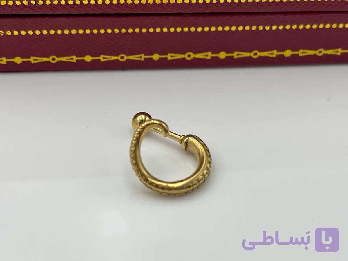 پیرسینگ گوش دم مار طلایی