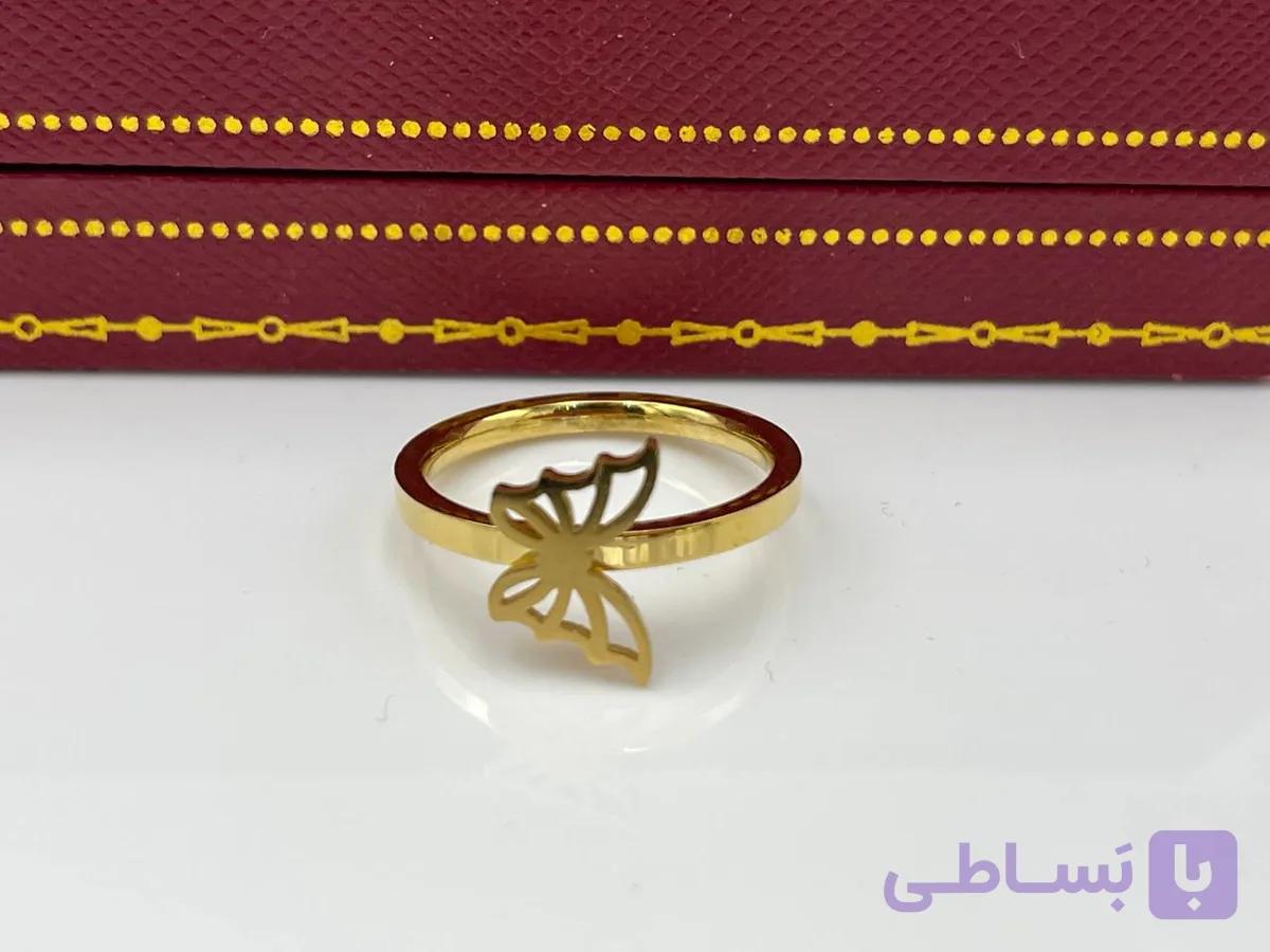 انگشتر پروانه ساده — تصویر 1