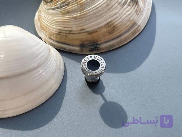 پیرسینگ گوش طرح خاص نقره ای — تصویر 1