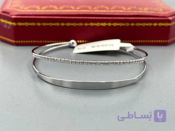 دستبند مجلسی نگین کاری شده — تصویر 1
