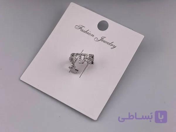 گوشواره ایرکاف ستاره فول نگین — تصویر 1