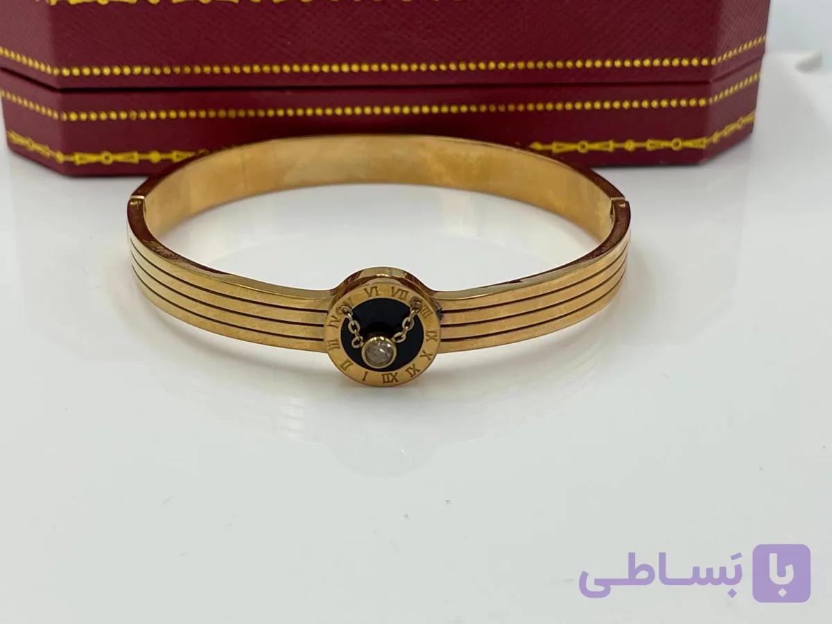 دستبند بولگاری با آویز نگینی — تصویر 1