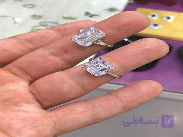 انگشتر نگینی امرالد — تصویر 1
