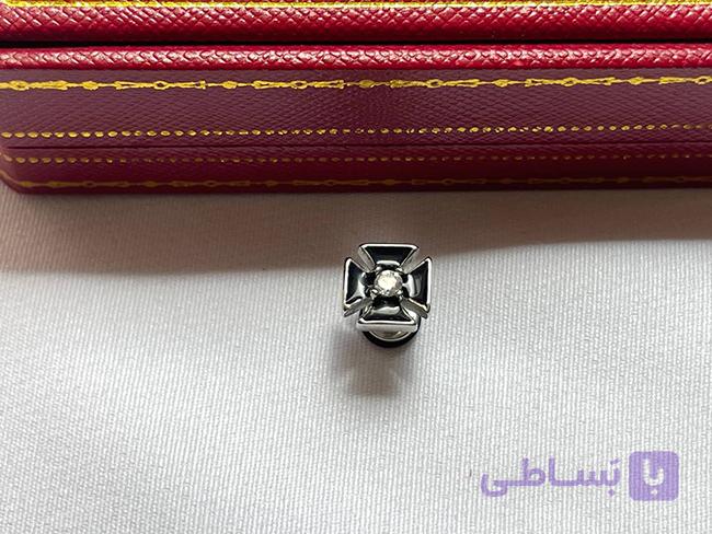پیرسینگ گوش طرح ریز نگین خاص — تصویر 1