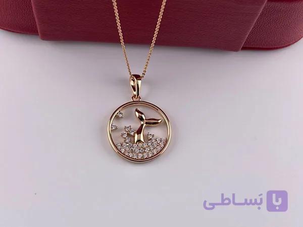 گردنبند ژوپینگ با آویز دلفین — تصویر 1