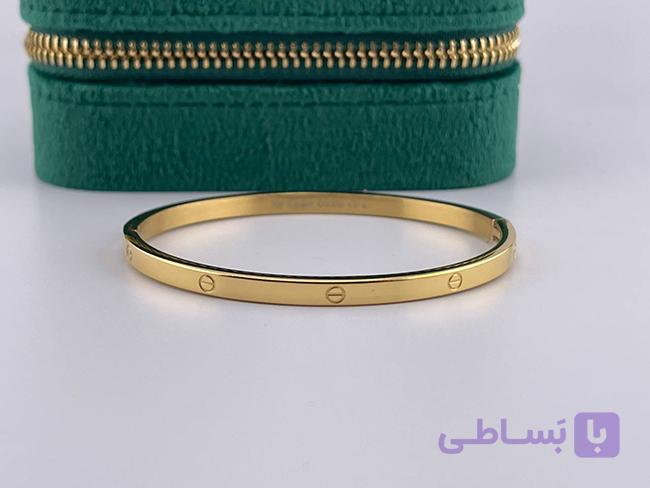 دستبند طلایی دایره ای کارتیر — تصویر 1