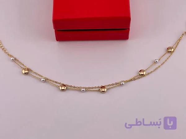 پابند دولاین جدید طرح آویز مرواریدی — تصویر 1