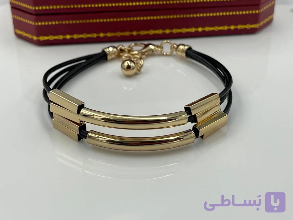 دستبند چرم زنانه خاص — تصویر 1