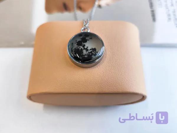 گردنبند ماه شبتاب دخترانه استیل کد 11005 — تصویر 1