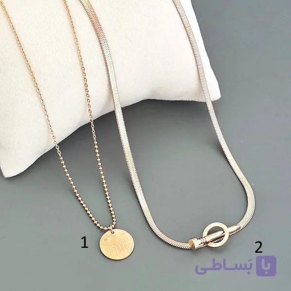 گردنبند ماری طرح میخ