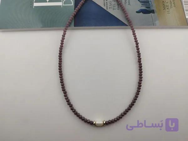 گردنبند دخترانه فانتزی مهره ای — تصویر 1