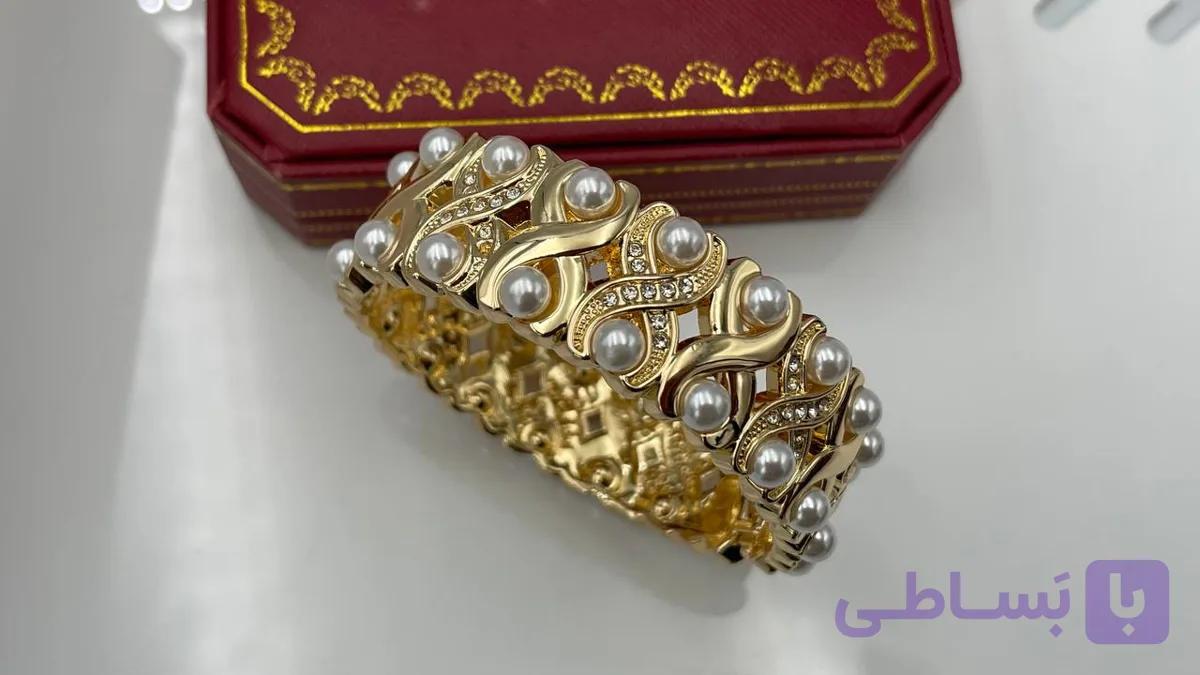 بنگل مرواریدی طرح اینفینیتی — تصویر 1