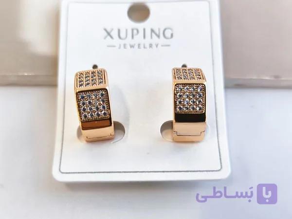 گوشواره نگین مخراج ژوپینگ کد 10804 — تصویر 1
