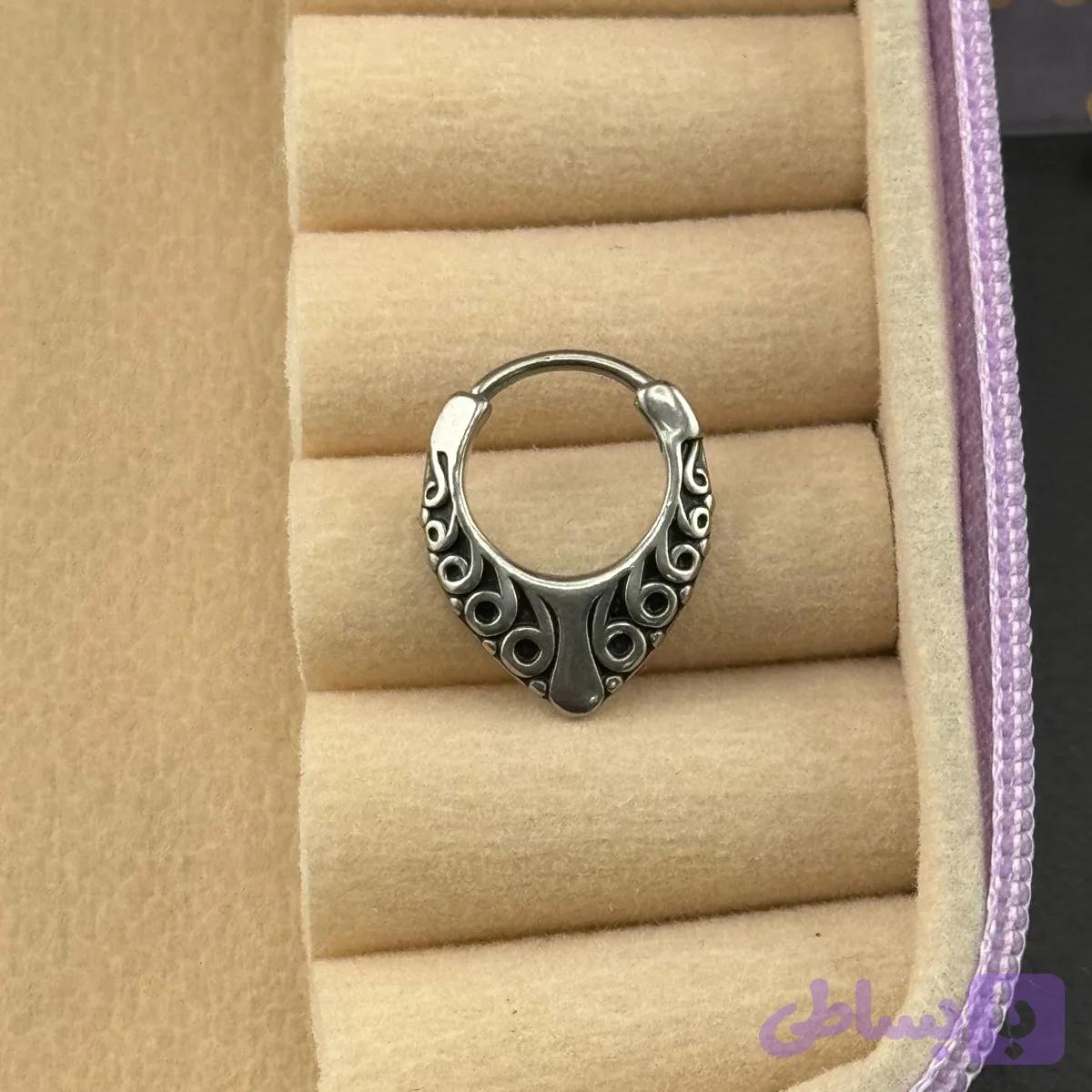 پیرسینگ سپتوم طرح دار کد 2 — تصویر 1