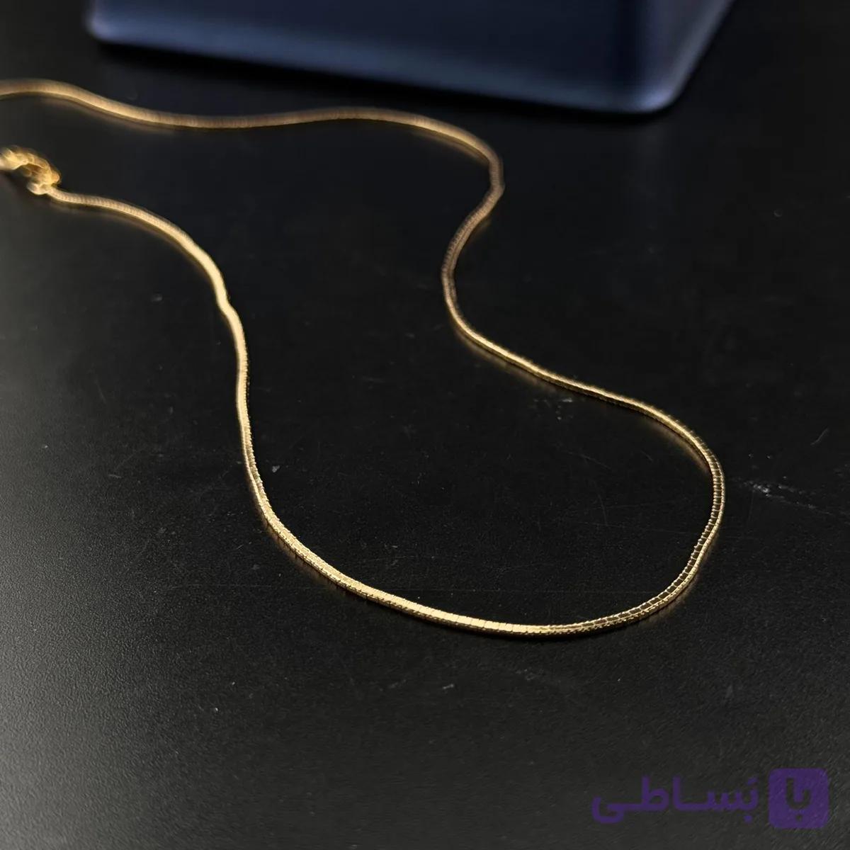 گردنبند زنجیری طلایی زنانه ظریف ژوپینگ — تصویر 1