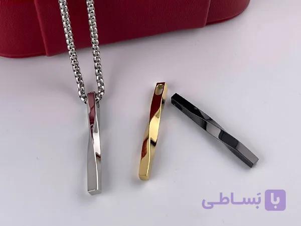 گردنبند ویتالی مردانه سه رنگ — تصویر 1