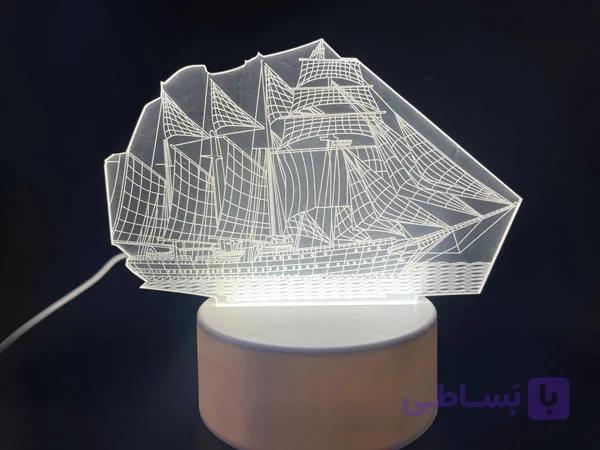 خرید چراغ خواب طرح کشتی — تصویر 1