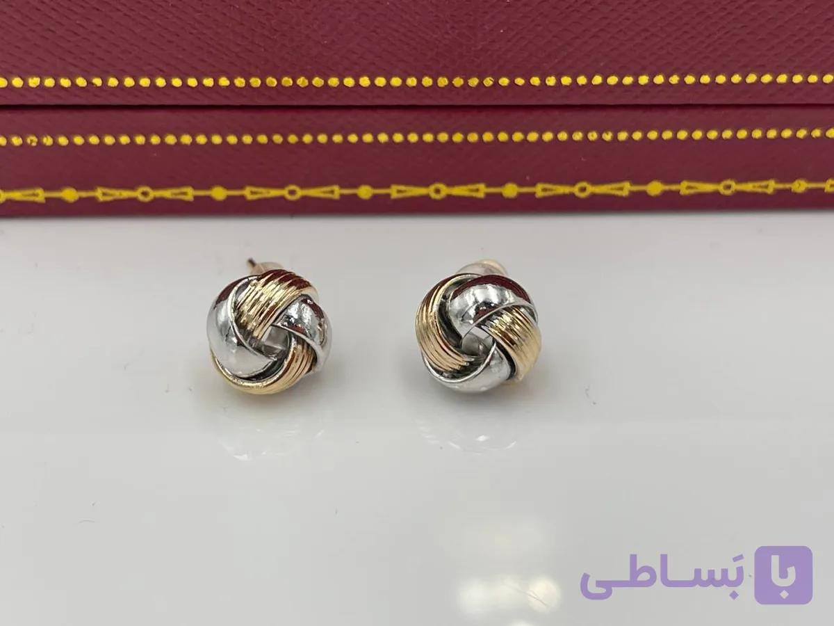 گوشواره ژوپینگ طرح بافت — تصویر 1