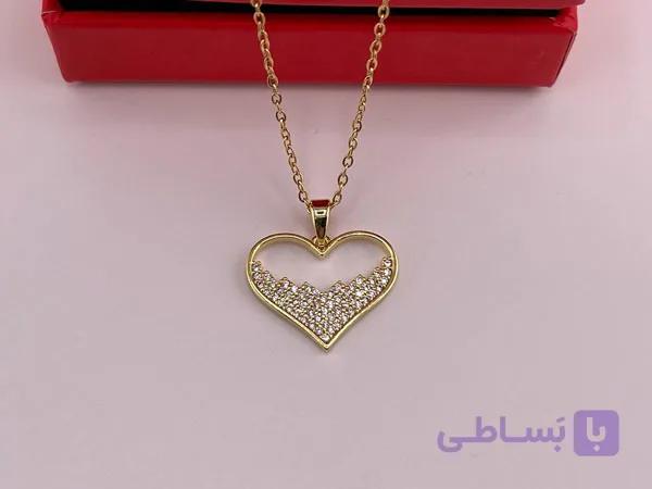 گردنبند قلب ظریف زنانه خاص — تصویر 1