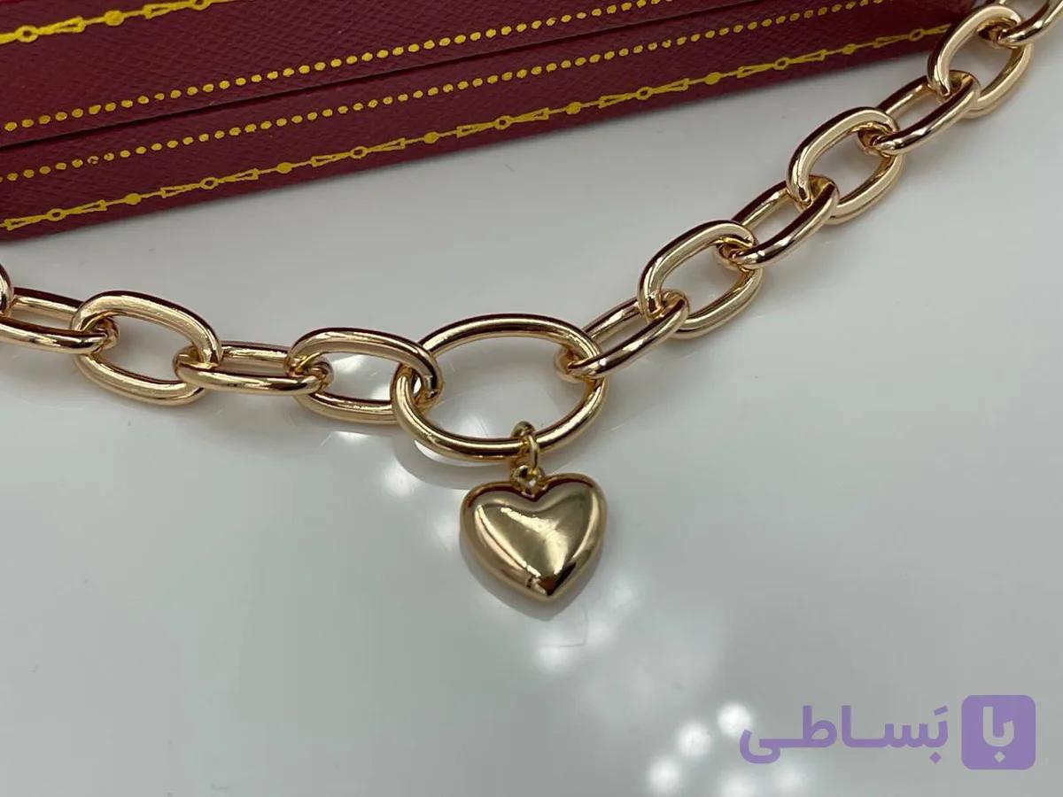 دستبند تیفانی آویز قلب ژوپینگ — تصویر 1