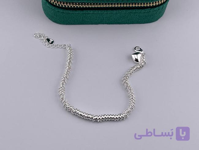 دستبند آبکاری نقره خاص — تصویر 1