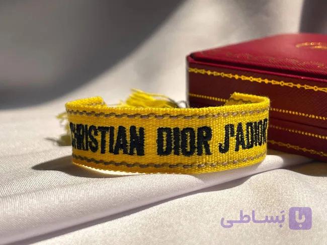 دستبند دیور زرد کد Dr9 — تصویر 1