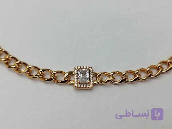 دستبند کارتیر ژوپینگ تک نگین — تصویر 1